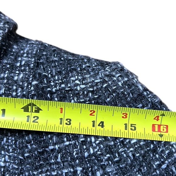 jacket,wool blend,zip, fitted,tweed, preppy clueless,academia,career,great cond - Picture 14 of 15